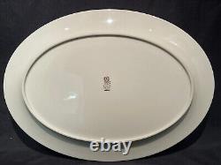 Lenox Eternal 16-1/4 Oval Meat Medium Serving Platter Ivory Gold Band Dishes