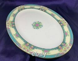 Lenox MONTICELLO (GREEN) Oval Serving Platter 13 3/8