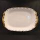 Limoges Vignaud Serving Platter 19x13 The Meuse Red Yellow Blue Gold 1911-1920