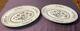 Lot Of 2 Wedgwood Kutani Crane Bone Chine 14 Oval Serving Platters