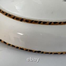 Lynn Chase -Jungle Jubilee Platter withRaised Animals On Ends 18 Length Oval