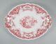 Maddock, John & Sons China Bombay-red (scalloped) 17 Oval Serving Platter