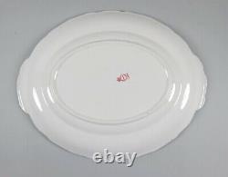 Maddock, John & Sons China BOMBAY-RED (SCALLOPED) 17 Oval Serving Platter