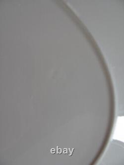 Minton China England Horizon H5252-White with Gold Trim-15 Oval Serving Platter