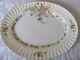 Minton China England Lorraine Cream S561-floral Swirl- 15 Oval Serving Platter