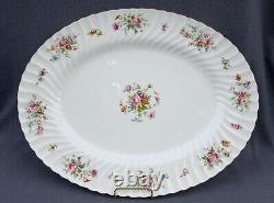Minton Marlow (Globe Stamp) Extra Large Oval Serving Platter 14 1/4 x 18