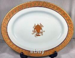 Mottahedeh Design Asian Chinese Limoges Tureen & Platter Lowestoft Reproduction