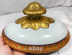 Mottahedeh Design Asian Chinese Limoges Tureen & Platter Lowestoft Reproduction