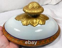 Mottahedeh Design Asian Chinese Limoges Tureen & Platter Lowestoft Reproduction