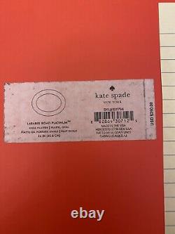 NEW Lenox Kate Spade New York Larabee Road Platinum Dot 16 Serving Platter