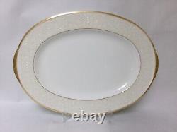 NORITAKE White Palace Oval Serving Platter 16 1/2