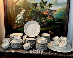 Noritake Belmont 5609 China SERVICE FOR 12 Over 80 Pieces! EXCELLENT CONDITION