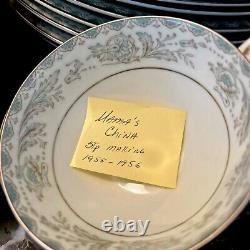 Noritake Belmont 5609 China SERVICE FOR 12 Over 80 Pieces! EXCELLENT CONDITION