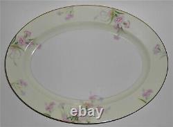 Noritake China Porcelain Mystery 1 Pink Carnation Large Platter