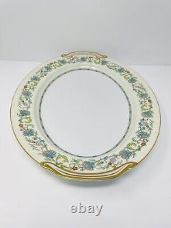 Noritake Norwich China Serving Platter #5042 Made in Japan 16 Floral Gold Rim