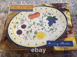 Orchard Alco In Bloom 16 LARGE OVAL SERVING PLATTER In Box