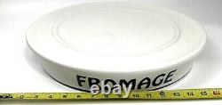 Perfect WILLIAMS SONOMA Fromage Bistro Francais Cheese Serving Stand Platter