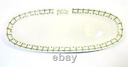 Philippe Deshoulieres Large Serving Platter Lourioux France Porcelain Garden Wow