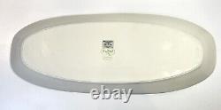 Philippe Deshoulieres Large Serving Platter Lourioux France Porcelain Garden Wow