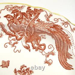 RED AVES by ROYAL CROWN DERBY 14 3/4 Oval Serving Platter GREAT CONDITION