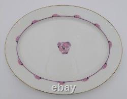 Rare Art Deco Elite Works Limoges France Porcelain 15.5 Oval Serving Platter