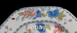 Rare c1840s English Ironstone Large Serving Platter w Grasshopper Design