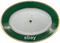 Richard Ginori Impero Green 14 Oval Serving Platter