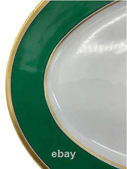 Richard Ginori Impero Green 14 Oval Serving Platter