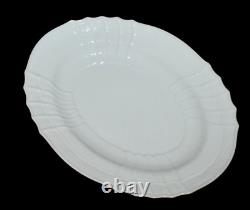 Richard Ginori Italy Bianco Vecchio Oval 13.75 Platter / Serving Dish