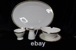 Rosenthal Continental Blue Band Gold Lines Platter, Gravy, Creamer, Sugar R3712