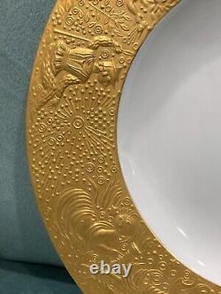 Rosenthal Magic Flute Gold (Sarastro) 16in oval Serving Platter. Never Used