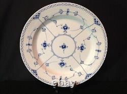 Royal Copenhagen Blue Fluted Half Lace One (1) 13 Chop Plate Round Platter #539