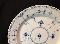 Royal Copenhagen Blue Fluted Half Lace One (1) 13 Chop Plate Round Platter #539