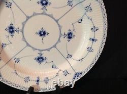 Royal Copenhagen Blue Fluted Half Lace One (1) 13 Chop Plate Round Platter #539