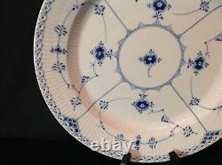 Royal Copenhagen Blue Fluted Half Lace One (1) 13 Chop Plate Round Platter #539