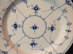 Royal Copenhagen Blue Fluted Half Lace One (1) 13 Chop Plate Round Platter #539