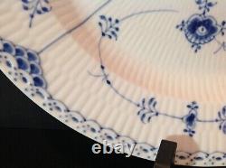 Royal Copenhagen Blue Fluted Half Lace One (1) 13 Chop Plate Round Platter #539