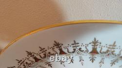 Royal Crown Derby Bone China Cherbourg Oval 13 Serving Platter Red/Gold