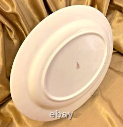 Royal Doulton MARTINIQUE 13 Oval Serving Platter Red Trim with Gold Bands H5188