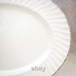 Royal Worcester Bone China ENGAGEMENT Small Oval Serving Platter 13 1/2