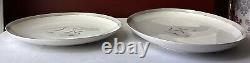 Set of 2 VTG Mikasa Audrey Fine China Serving Platters, Largest 16 1/4 L