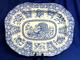 Spode English China Blue Festival Pattern Large Platter