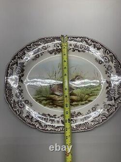 Spode Woodland Quail Oval Serving Platter Tray S3422Y 16.5