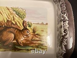 Spode Woodland RABBIT Handled Lasagna Baker 15X12 New 53422-A18 Microwave Safe