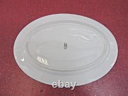 Stanford by Lenox 0-12 Medium 16 inch Gold Trim Cream Porcelain Serving Platter