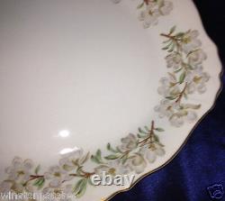 Syracuse China Orchard 16 Oval Serving Platter Flowers Green Leaves Branches