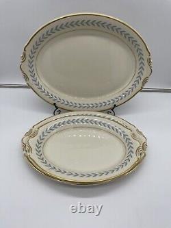 Syracuse Sherwood 3 Oval Serving Platters Set (All Three Sizes) Ivory China
