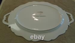 Temp-Tations Metallic Christmas Eve 18 Platter With Handles MINT Condition HTF