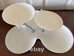 Villeroy & Boch 3 Tier Serving Piece With Adjustable Gooseneck Stalks Rare