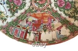 Vintage Chinese Rose Medallion Oval Platter 12 1/4 X 9 3/4 China Late 1920's